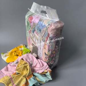 Trapos de Limpieza Industriales de Bajo Contenido de Pelusa, Trapos de Limpieza de Colores Variados, Trapos 100% Algodón para Limpieza Industrial - Product Image 1