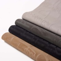 Tissu en similicuir PU à surface lisse, durable et résistant à l'abrasion pour costumes et tenues pour femmes et hommes
