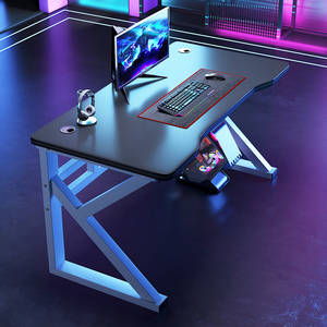Commercio all'ingrosso di alta qualità per la casa PC <span class=keywords><strong>scrivania</strong></span> da gioco a buon mercato per Computer ergonomico legno superiore nero <span class=keywords><strong>scrivania</strong></span> da gioco - Product Image 6