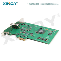 Carte de modulation DTV PCI-E XINQY 850S pour l'analyse du flux de code de signal TV numérique DVB-C DTMB T2 S2