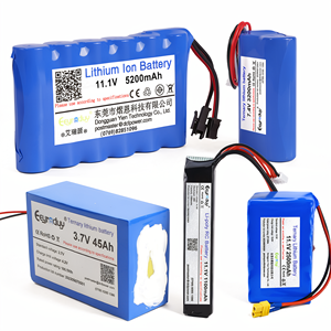 Pack de batteries lithium-ion personnalisé 7.4V 11.1V 1800mAh 3200mAh 3500mAh 7000mAh 10Ah NMC pour jouets RC, robots, outils électriques, OEM - Product Image 2