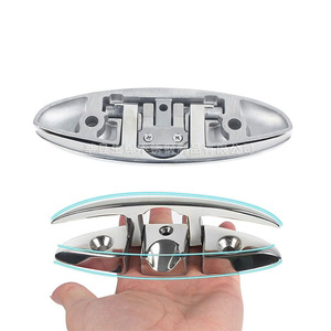 Perno de elevación de acero inoxidable con abrazadera de mango plegable para yates, embarcaciones y accesorios marinos, grado 316 - Product Image 2