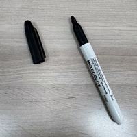 Marqueurs permanents à pointe fine, encre noire imperméable à séchage rapide pour le bureau et l'école
