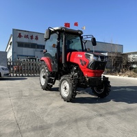 Traktor Pertanian Model Baru 704 30hp 70hp 4WD dengan Kabin AC untuk Penggunaan Pertanian