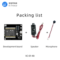 Ai-Thinker NOUVEAU VC-01-Kit basé sur le module VC-01 US516P6 avec reconnaissance vocale hors ligne pour maison intelligente