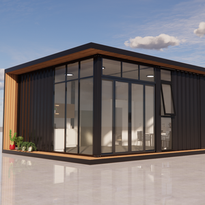 บ้านคอนเทนเนอร์สำเร็จรูปแบบถอดประกอบได้ ขนาด 20 ฟุต 40 ฟุต ราคาประหยัด พร้อมห้องนอน 2 ห้อง - Product Image 1