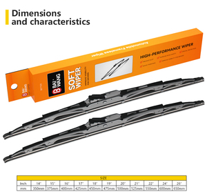 <span class=keywords><strong>Limpiaparabrisas</strong></span> Traseros Universales Baiwang para Automóviles, con Armazón Metálico, de 12 y 14 Pulgadas, de <span class=keywords><strong>Goma</strong></span> Natural, al por Mayor - Product Image 2