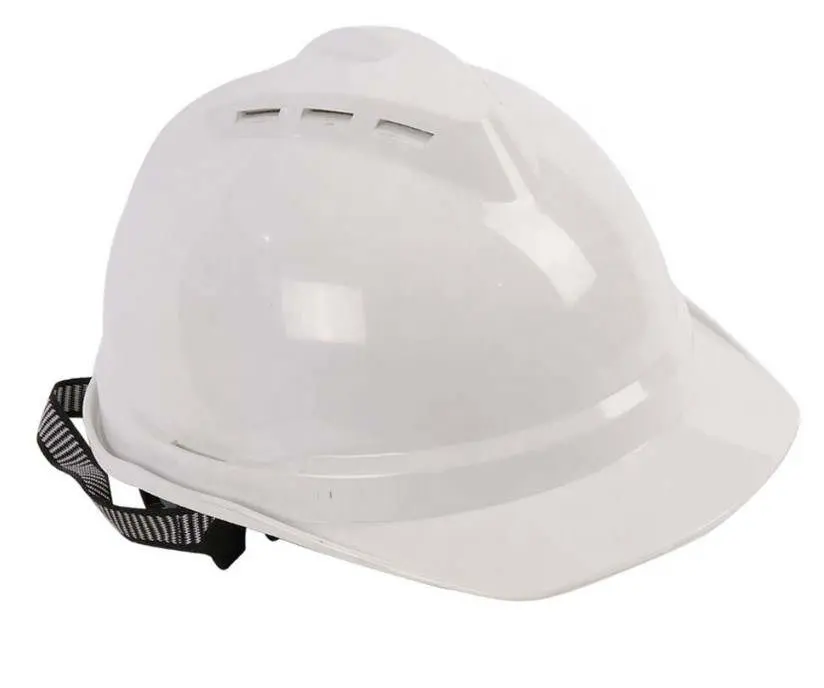 Fournitures de sécurité couleur casques d'équipement de protection personnelle avec cliquet CE en forme de V respirant