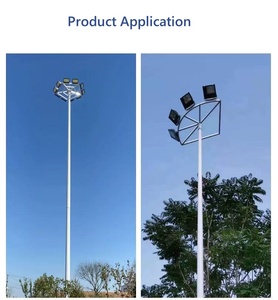 Cột Buồm và cột đèn cao bền với độ chính xác cao và hệ thống chiếu sáng tuyệt vời để chiếu sáng khu vực rộng lớn - Product Image 5