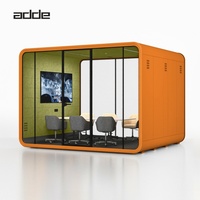 Cabine de conférence moderne, cabine de bureau insonorisée, cabine de conférence acoustique, salle de réunion portable