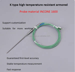 Connecteur de thermocouple de type K de haute précision N Sonde flexible à 1500 degrés dédiée au laboratoire universitaire - Product Image 5