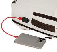 Sac à dos pour ordinateur portable de grande capacité extensible personnalisé avec port de charge USB pour les voyages d'affaires, le bureau et l'école