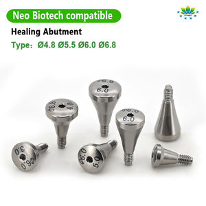 Neo Biotech <span class=keywords><strong>Titanium</strong></span> healrighing Abutment per la guarigione ottimale dei tessuti OEM ODM CAD/CAM grado 5 Blank in Stock 24H spedizione veloce - Product Image 3
