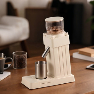 Moulin à café électrique Zantuo 8 oz, moulin à meules coniques 100W 120V avec balance pour usage domestique et commercial - Product Image 1
