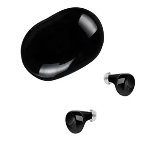 Apparecchi acustici. Dotato di scatola di ricarica USB, auricolare portatile di ricarica magnetica portatile alla moda per apparecchi acustici in-ear