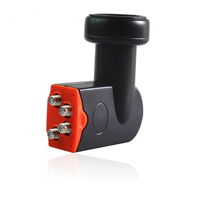 Poweroye Lnb 4 Ways Lnbf Universal KU Band Quattro Lnbf FHD Digital KU Band Quad LNB Single Twin Quad Octo LnbF