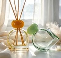 Nouvelle boîte de parfum d'ambiance personnalisée pour la maison, flacon diffuseur de parfum en verre vide de luxe avec bouchon à bille, 150ml, 200ml, 350ml