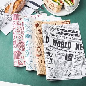 High Density Greaseproof Packaging Paper, Moisture Resistant Non-Stick <b>for</b> Sandwich Wrapping Fast Food Box Liner - Product Image 6