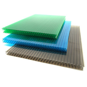 Plaques alvéolaires en polycarbonate (PC) pour toiture de serre, protection UV, structure nid d'abeille, creuses - Product Image 2