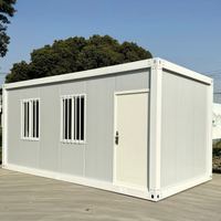 Maisons conteneurs modulaires préfabriquées de luxe, portables et démontables, à assembler, deux chambres, style minimaliste, 10ft, 20ft, 40ft