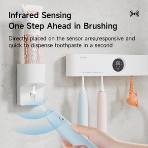 Smart Auto-induction Sensor Wall-Mounted <b>Toothpaste</b> <b>Dispenser</b> Household Bathroom Teeth Care Personal <b>Toothpaste</b> Squeezer - Product Image 4
