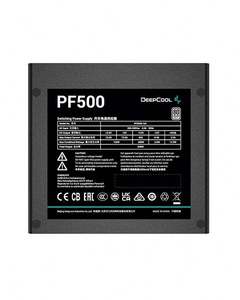 Fuente de Alimentación Deepcool PF500 230V EU 80Plus para PC Gaming, Fuente de Alimentación Conmutada PF 500 - Product Image 3