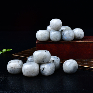 Chất lượng cao đá quý tự nhiên trắng <span class=keywords><strong>Moonstone</strong></span> pha lê sụt giảm đá để chữa bệnh - Product Image 5