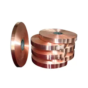 溶接曲げカッティングパンチングサービス付きJISStandardC1720銅線コイル/銅テープ/ストリップ