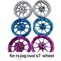Pour rs Jog Cuxi S7 Jog90, moyeu de roue 10 * 2.5 en alliage d'aluminium, moyeu de roue de moto, roue avant/arrière, personnalisable