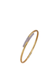 LUNA GLOW Fine <b>Bangle</b> Bracelet Adjustable <b>Charm</b> Design - Product Image 3