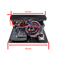 Module d'amplificateur professionnel de classe D Getshow DSP810S 1000W 2 voies avec connectivité DSP XLR, boîtier en aluminium, son surround 4/8 ohms