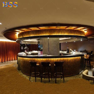Barra do círculo para a bancada da barra redonda do vinho do escritório do café do clube comercial do restaurante - Product Image 3