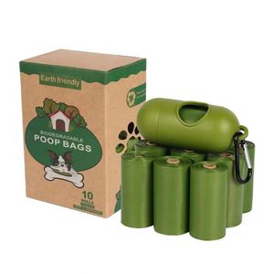 <b>Dog</b> Poop Waste Bags Eco-Friendly HDPE Biodegradable Compostable Handle T-<b>Shirt</b> Style Gravure Printed Disposable 2026 Brand - Product Image 3