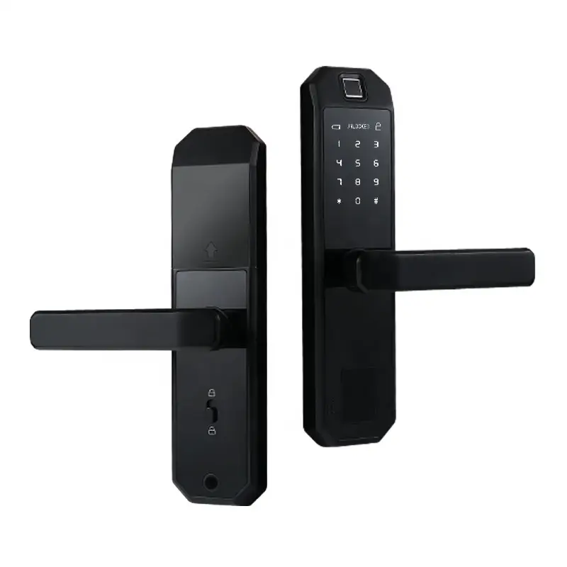 Tuya Smart serratura della porta di blocco delle impronte digitali wifi Intelligente digital door lock password e carta vestito alberghi