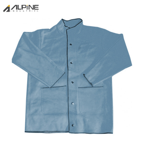 Veste de soudeur en cuir de vachette personnalisable pour homme, confortable, élégante, combinaison de sécurité industrielle, vêtements de travail Alpine - Product Image 2