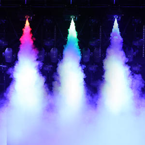 1500 डब्ल्यू की अगुवाई वाली धुआं कोहरा मशीन 9 पीसी एलईडी लैंप ऊर्ध्वाधर एयर कॉलम फॉग मशीन - Product Image 2