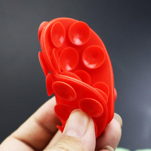 Soporte de ventosa para teléfono con diseño de corazón de doble cara y espejo para ducha - Product Image 5