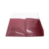 Carpeta Impermeable para Documentos, Fundas de Plástico, Bolsas de Archivo de Plástico con Tela Elástica