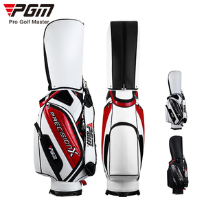 Sac de <span class=keywords><strong>golf</strong></span> en cuir de haute qualité PGM QB034 pour hommes, matériau PU blanc OEM - Product Image 4