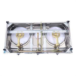 Cocina de Gas de Acero Inoxidable con 3 Quemadores, Estufa de Gas LPG y NG - Product Image 4