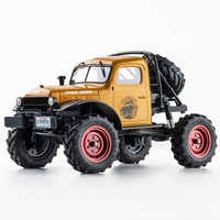 Voiture télécommandée FMS 1/24 Simulation Half Card RC Car FCX24 Power Wagon, véhicule électrique tout-terrain télécommandé, boîtier rigide, modèle 4WD