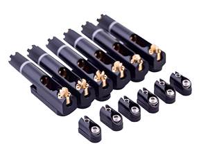 Guyker 4ชิ้นพัดลมสายเดี่ยวสะพานเบสแบบไม่มีหัวคงรูปสะพานสำหรับเบสไฟฟ้าสีดำ - Product Image 6