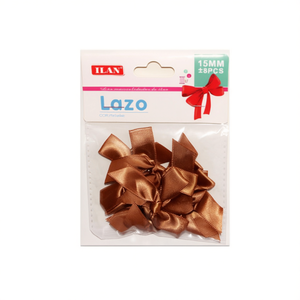 Nastro ILAN Lazo 15 mm colore caffè per decorazioni e lavori artigianali - Product Image 2