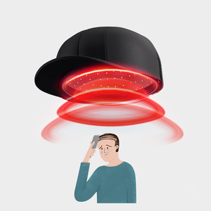 Touca de crescimento de cabelo 650nm lllt, máquina para prevenir a perda de cabelo, uso doméstico, diodo de crescimento de cabelo, boné LED para carecas - Product Image 1