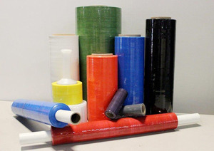 أزرق اللون PE اليد استخدام لفافة شريط بلاستيكي - Product Image 6