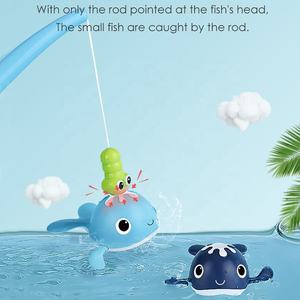 Jouets <span class=keywords><strong>de</strong></span> <span class=keywords><strong>bain</strong></span> pour bébé aimantés, jouets <span class=keywords><strong>de</strong></span> pêche à remonter, baleines nageuses, <span class=keywords><strong>jeu</strong></span> <span class=keywords><strong>de</strong></span> baignoire, ensemble <span class=keywords><strong>de</strong></span> jouets <span class=keywords><strong>de</strong></span> baignoire avec canne à pêche et <span class=keywords><strong>filet</strong></span> pour les tout-petits - Product Image 6
