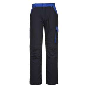 PORTWEST - CW11NARM Poznan cotton navy <b>blue</b> <b>trouser</b> - EAN 5036108247745 <b>WORK</b> <b>TROUSERS</b> PERFORMANCE <b>WORK</b> <b>TROUSERS</b> - Product Image 1