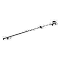 Nouveau support de mât de bateau réglable en acier inoxydable poli miroir pour rail de yacht de 7/8 à 1 pouce