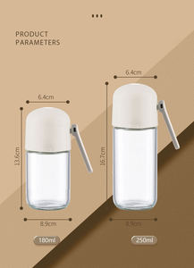 Venta al por mayor: Botellas dosificadoras de sal para cocina Syh241, salida de 0.5g por dosificación, para una vida saludable, tarro de especias de 180ml y 250ml - Product Image 4