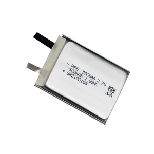 3.7V 503040 bán trạng thái rắn có thể sạc lại pin di động pnas 300 chu kỳ MP3 MP4 GPS phần điện tử - Product Image 1